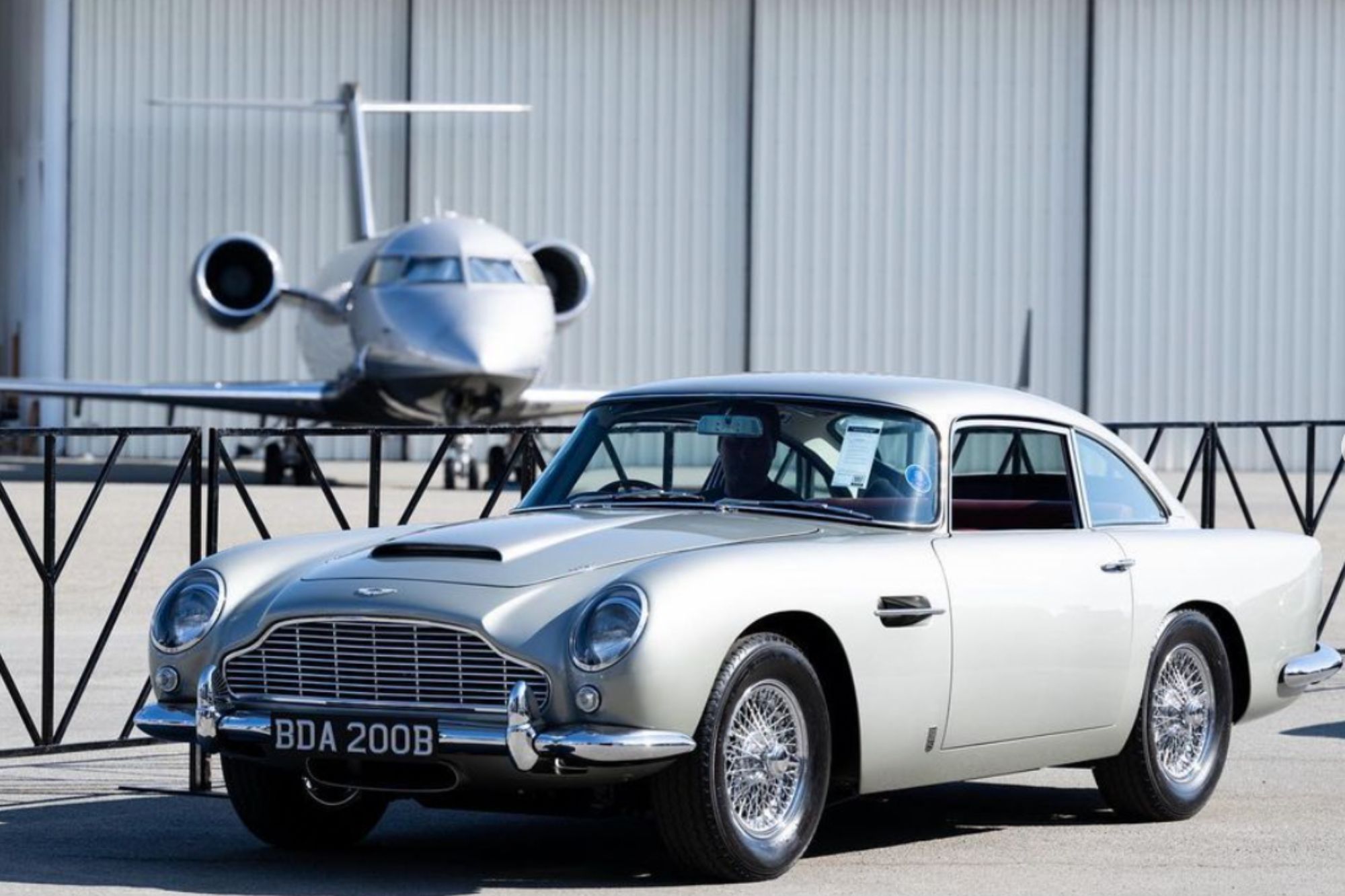 Sean Connery’s personal James Bond Aston Martin DB5 sells for 2.4M