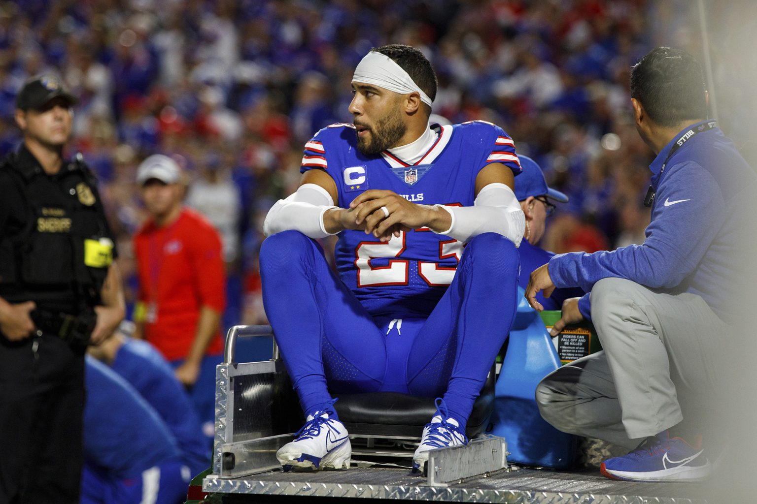 Bills safety Micah Hyde will miss rest of season with neck injury